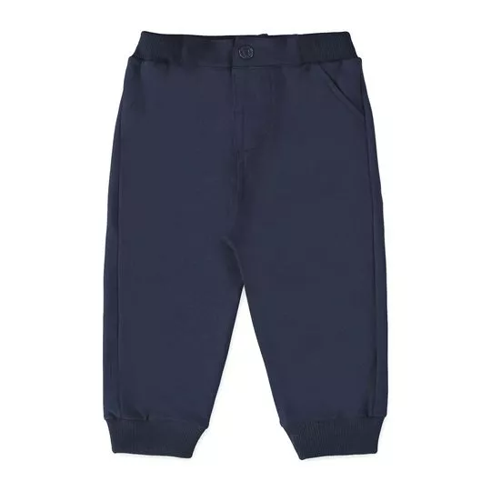 Calça Jogger- Azul Marinho