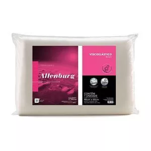 Travesseiro Viscoelástico Nasa<BR>- Off White<BR>- 66x46cm<BR>- Altenburg