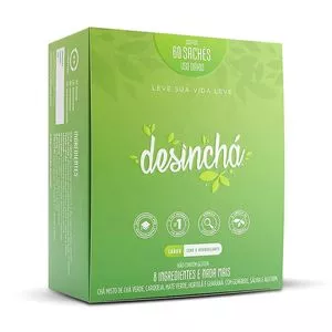 Desinchá Dia<BR>- 60 Sachês<BR>- Desinchá