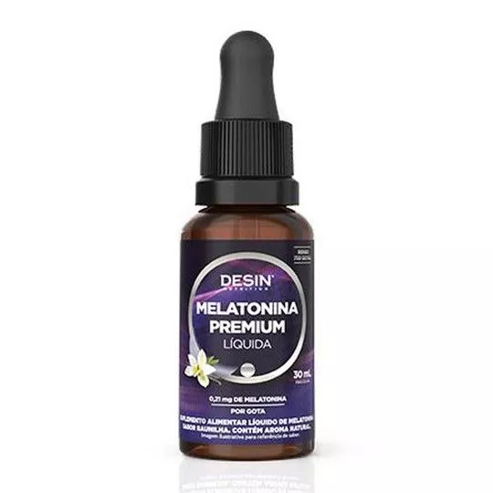 Melatonina Líquida- Baunilha- 30ml- Desinchá