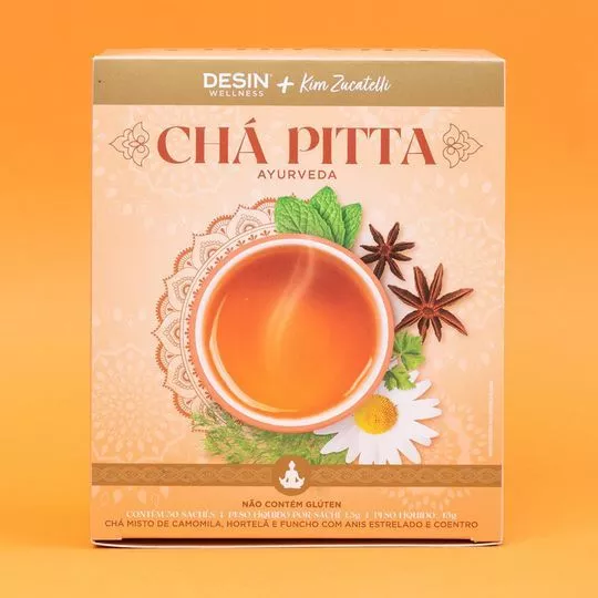 Chá Pitta Ayurveda- 30 Sachês- Desinchá