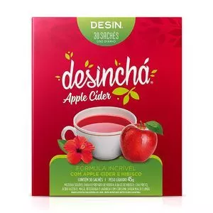 Desinchá Apple Cider<BR>- 30 Sachês<BR>- Desinchá