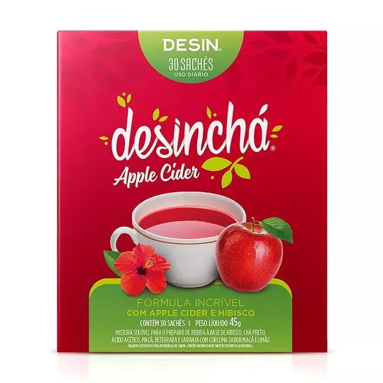 Desinchá Apple Cider- 30 Sachês- Desinchá