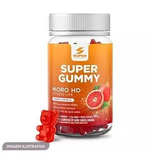 Super Gummy Moro HD<BR>- Laranja<BR>- 30 Unidades<BR>- Desinchá