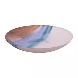 Centro De Mesa Noronha<BR>- Off White<BR>- 7,5xØ40cm<BR>- Wolff