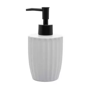 Porta-Sabonete Líquido Canelatta<BR>- Branco<BR>- 330ml<BR>- Lyor