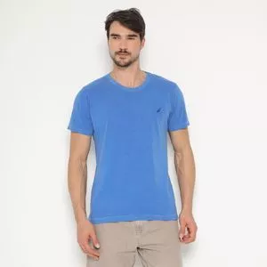 Camiseta Básica<BR>- Azul