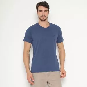 Camiseta Básica<BR>- Azul Escuro