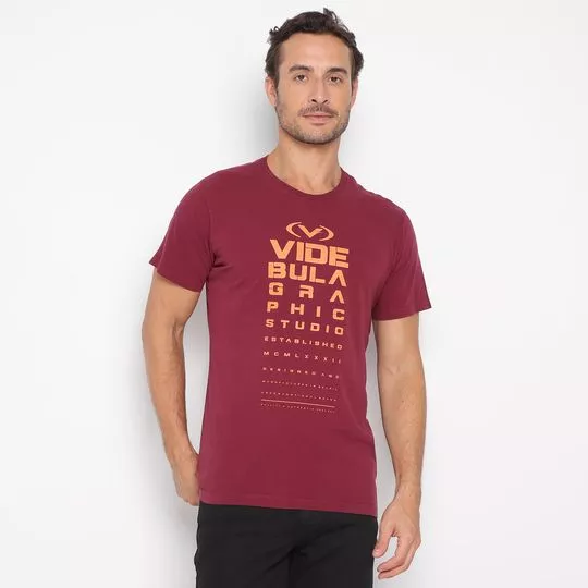 Camiseta Vide Bula®- Vinho & Laranja