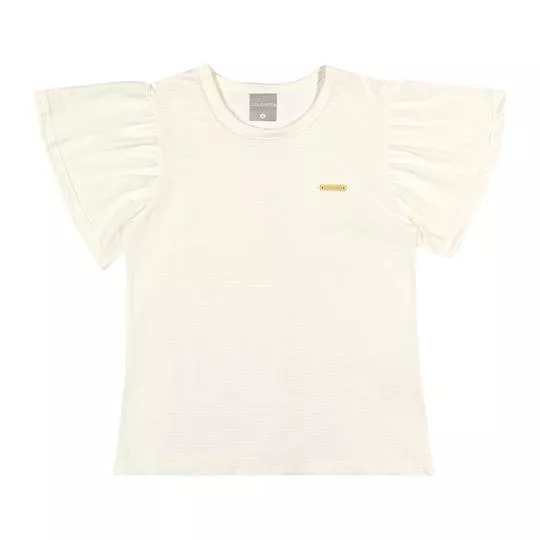 Blusa Texturizada- Off White