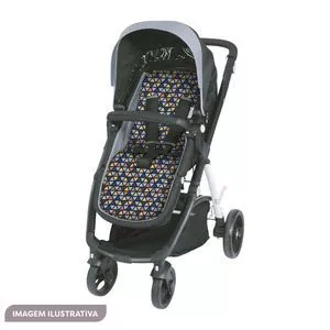 Almofada Para Carrinho Dupla Face<BR>- Azul Escuro & Amarela<BR>- 5x35x40cm<BR>- Clingo