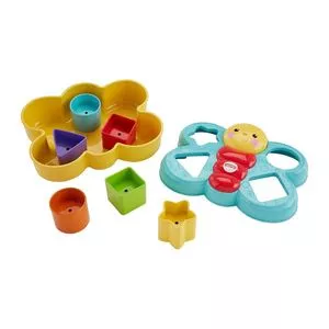 Encaixa Borboleta Fisher-Price®<BR>- Azul Claro & Amarela