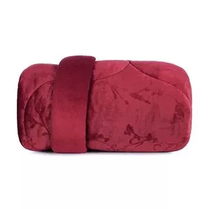 Edredom Blend Elegance King Size<BR>- Vermelho<BR>- 290x290cm