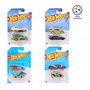 Hot Wheels Die-Cast<BR>- 2Pçs<BR>- Mattel