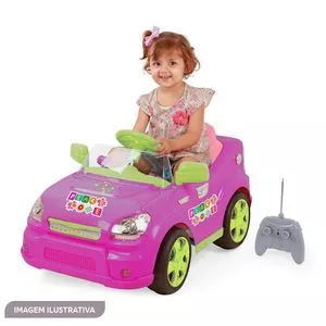 Veículo Elétrico Sout Car<BR>- Rosa & Verde Limão<BR>- 43x55x95cm<BR>- Homeplay