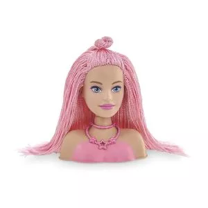 Barbie® Styling Head<BR>- 26,3x12x24,5cm<BR>- Pupee-Brinquedos