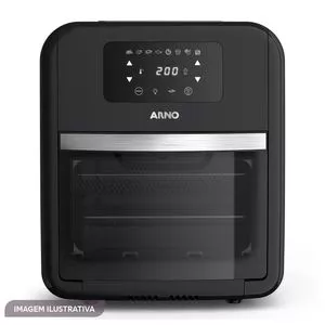 Airfryer 9 Em 1 Oven & Grill Expert<BR>- Preta & Prateada<BR>- 37x32,5x32,3cm<BR>- 127V<BR>- Arno