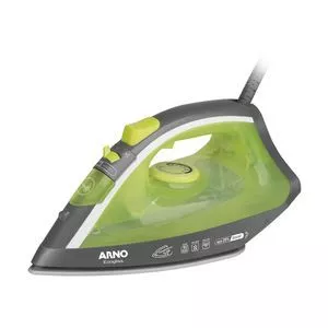 Ferro A Vapor Ecogliss FEC1<BR>- Cinza Escuro & Verde Limão<BR>- 200ml<BR>- 220V<BR>- 1740W<BR>- Arno