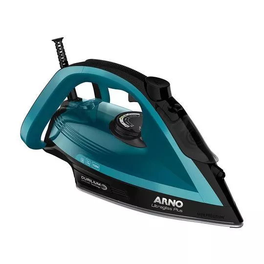 Ferro A Vapor Ultragliss Plus FMY- Azul Turquesa & Preto- 34,5x44,5x37,8cm- 220V- 2350W- Arno