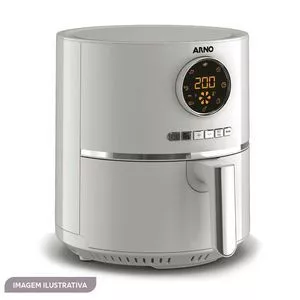 Fritadeira Airfry Ultra UFRY<BR>- Cinza Claro & Prateada<BR>- 4,2L<BR>- 127V<BR>- 1620W<BR>- Arno