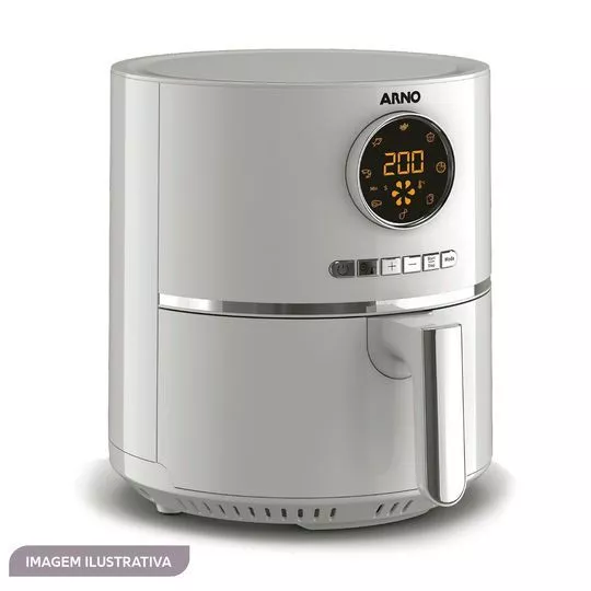 Fritadeira Airfry Ultra UFRY- Cinza Claro & Prateada- 4,2L- 127V- 1620W- Arno