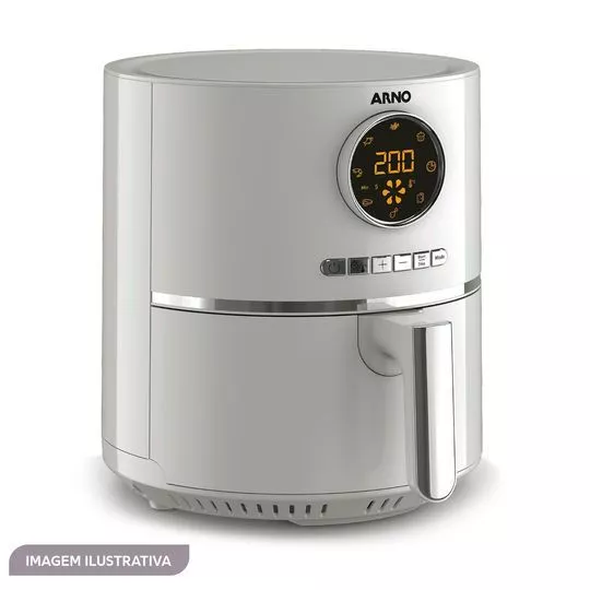 Fritadeira Airfry Ultra UFRY- Cinza Claro & Prateada- 4,2L- 220V- 1490W- Arno