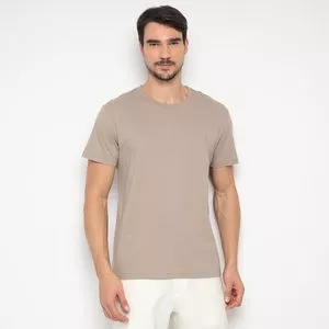 Camiseta Básica<BR>- Bege