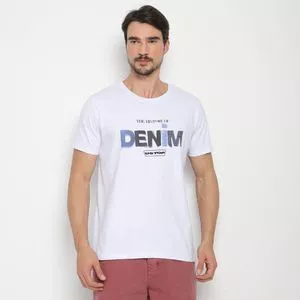 Camiseta Inscrições<BR>- Branco