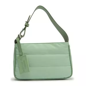 Bolsa De Mão Em Matelassê<BR>- Verde<BR>- Brizza