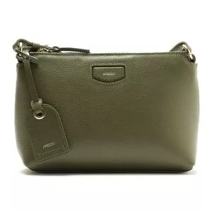 Bolsa Transversal Com Recortes<BR>- Verde Militar