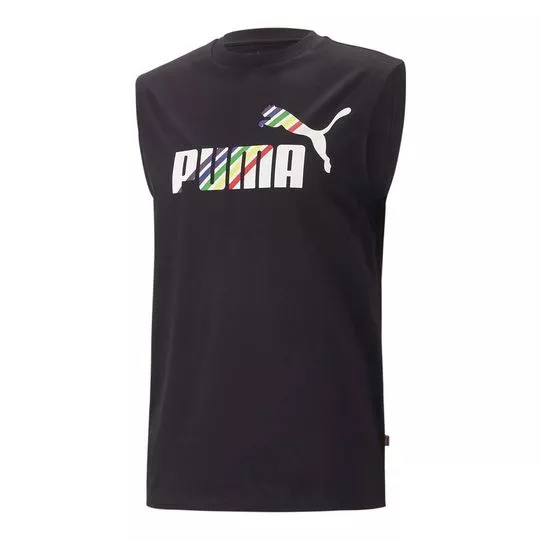 Regata Puma®- Preta & Branca- Puma