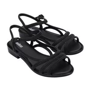 Melissa Femme Classy Sandal<BR>- Preta<BR>- Melissa