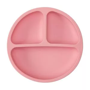 Pratinho Com Ventosas<BR>- Rosa<BR>- 3xØ20cm<BR>- 450ml