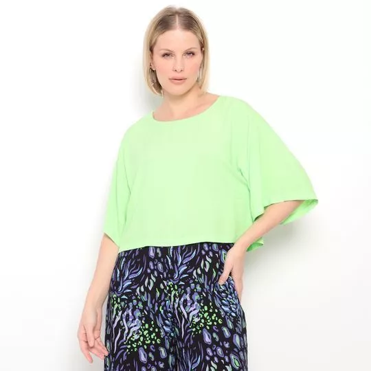 Cropped Liso- Laranja- Sommer