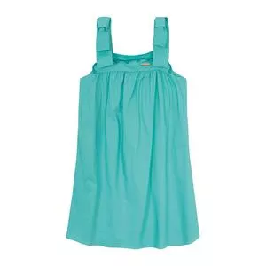 Vestido Liso<BR>- Azul Claro<BR>- Carinhoso