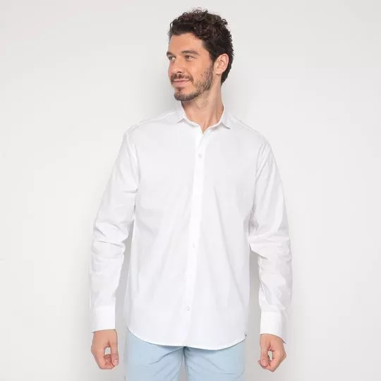 Camisa Lisa- Branca