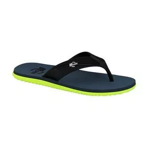 Chinelo Com Logo<BR>- Preto & Branco<BR>- BR Sport