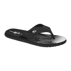 Chinelo Coqueiros<BR>- Preto & Branco<BR>- BR Sport