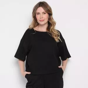 Blusa Lisa<BR>- Preta