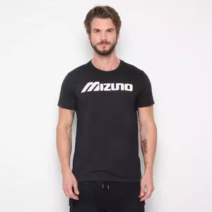 Camiseta Mizuno®<BR>- Preta