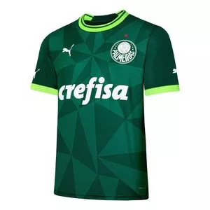 Camiseta Palmeiras®<BR>- Verde Escuro & Verde Limão