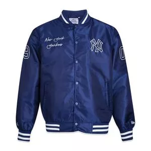 Jaqueta Bomber New York Yankees®<BR>- Azul Marinho