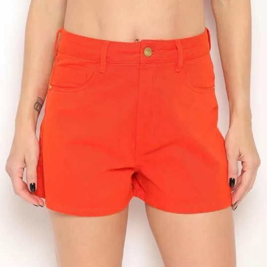 Short Com Bolsos- Coral- ZINCO