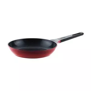 Frigideira Com Cabo Amie<BR>- Vermelha<BR>- Ø30cm