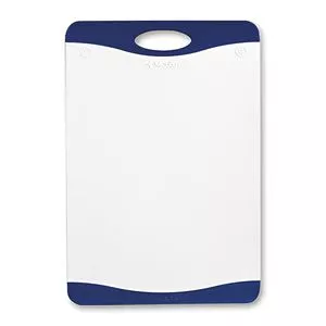 Tábua Antibacteriana<BR>- Branca & Azul Escuro<BR>- 44,5x30,5cm