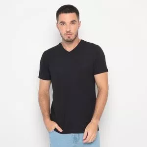 Camiseta Lisa<br /> - Preto