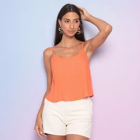 Blusa Lisa- Laranja- Sommer