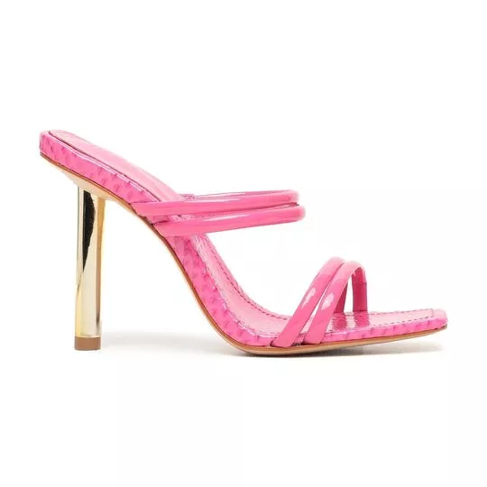 Tamanco Envernizado - Pink - Schutz