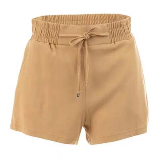 Short Com Bolsos-  Bege- Triton