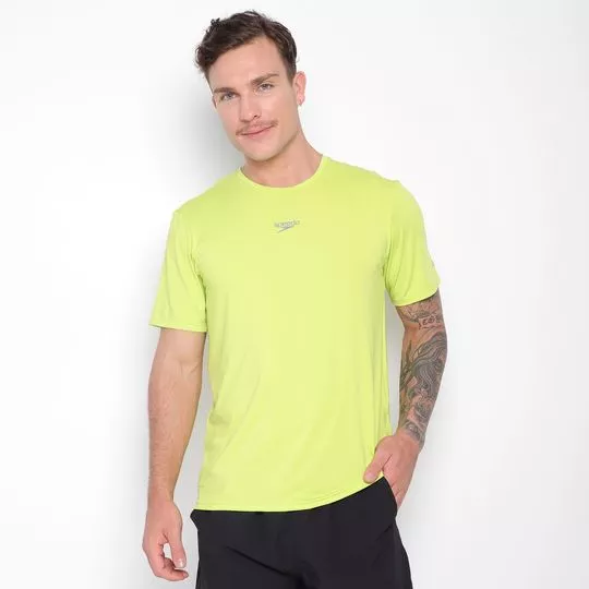 Camiseta Speedo®-  Verde Limão- Speedo